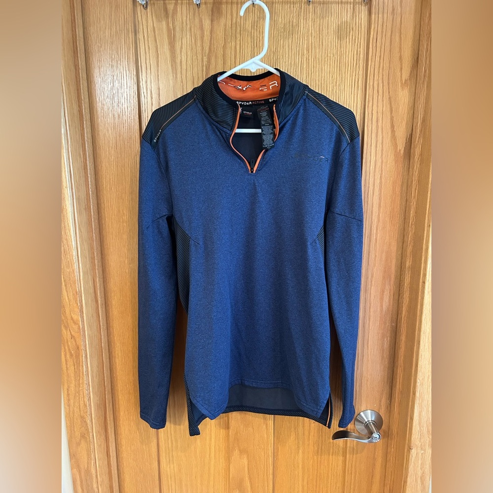 Men’s Spyder Active 1/4 Zip Pullover Shirt S